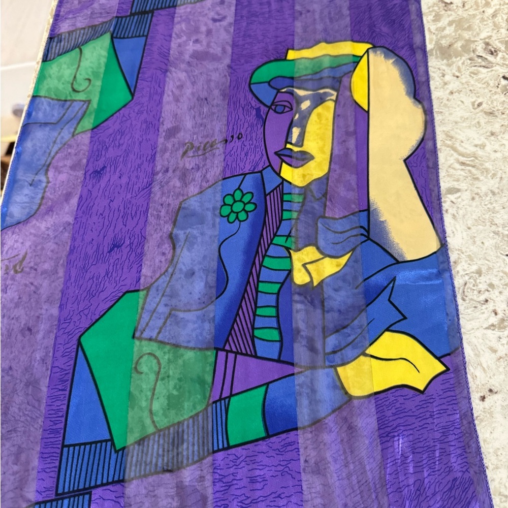 Vintage Picasso Cubist Scarf 1980’s!